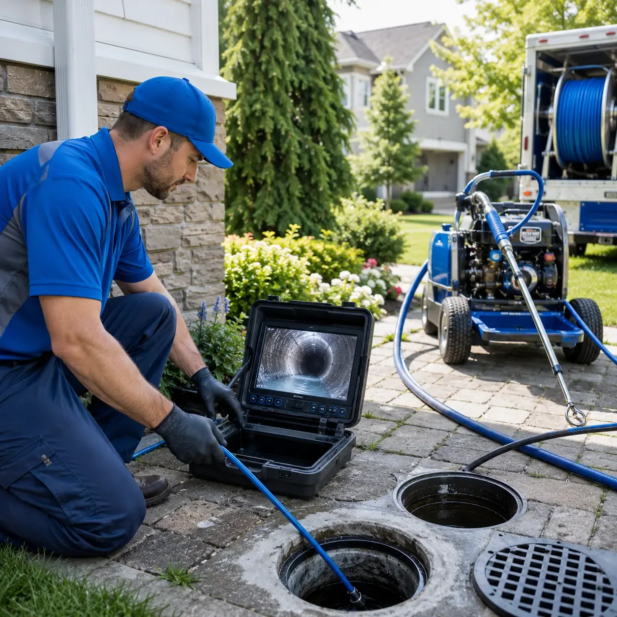 Outdoor drain cleaning professionals serving Arley, AL